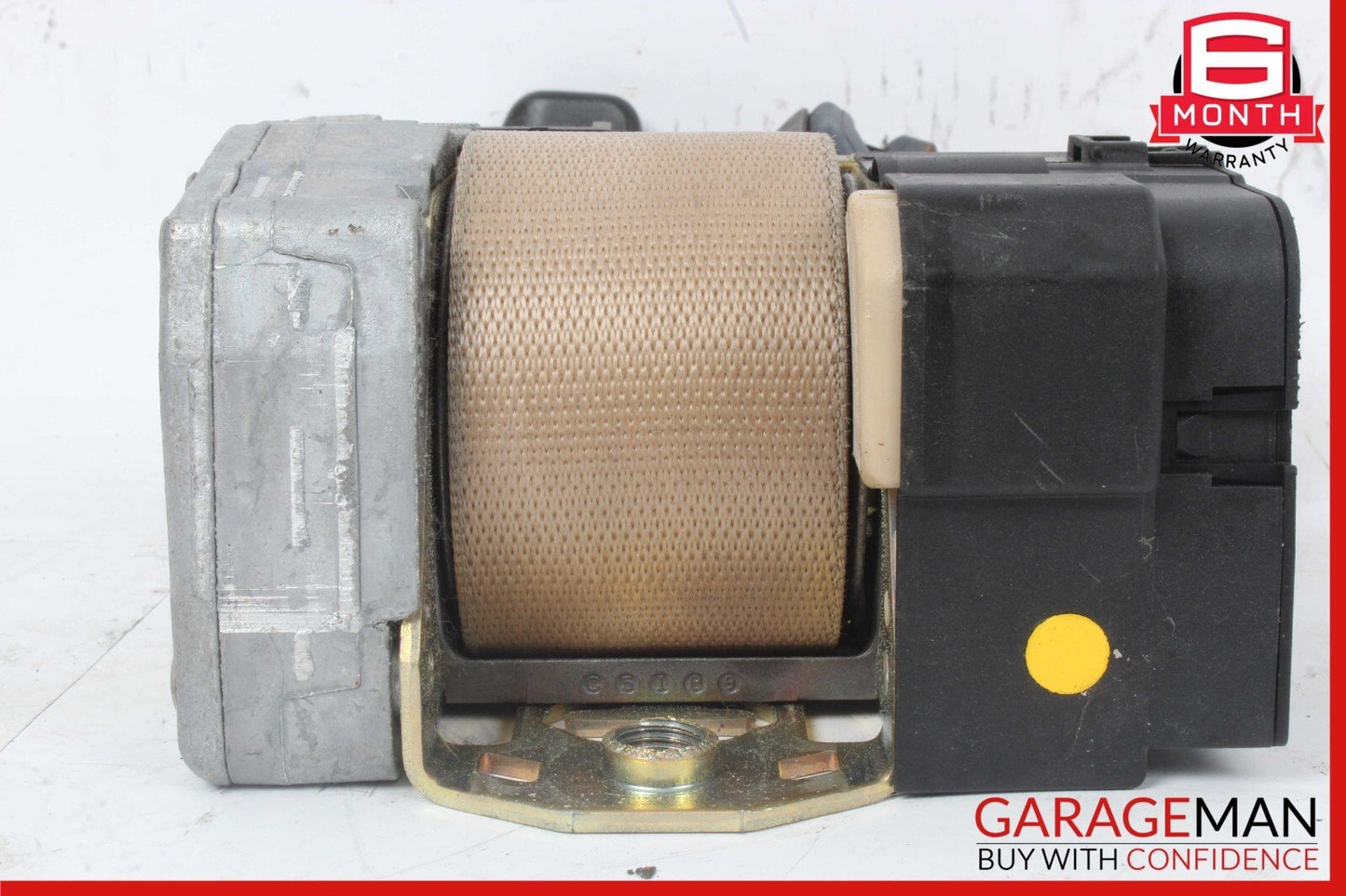 00-06 Mercedes W220 S500 S430 Front Right Seat Belt Seatbelt Retractor Brown OEM