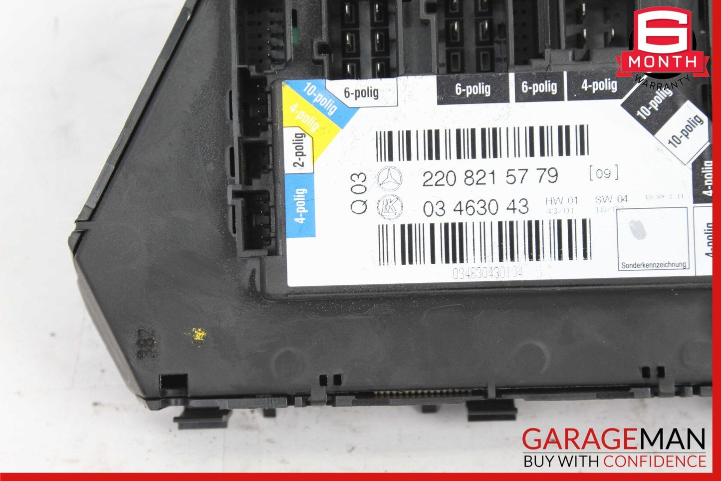 00-06 Mercedes W220 S55 AMG S500 Rear Left Side Seat Door Control Module OEM