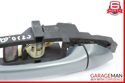 05-07 Mercedes W203 C230 C55 AMG Rear Right Side Exterior Door Handle Gray