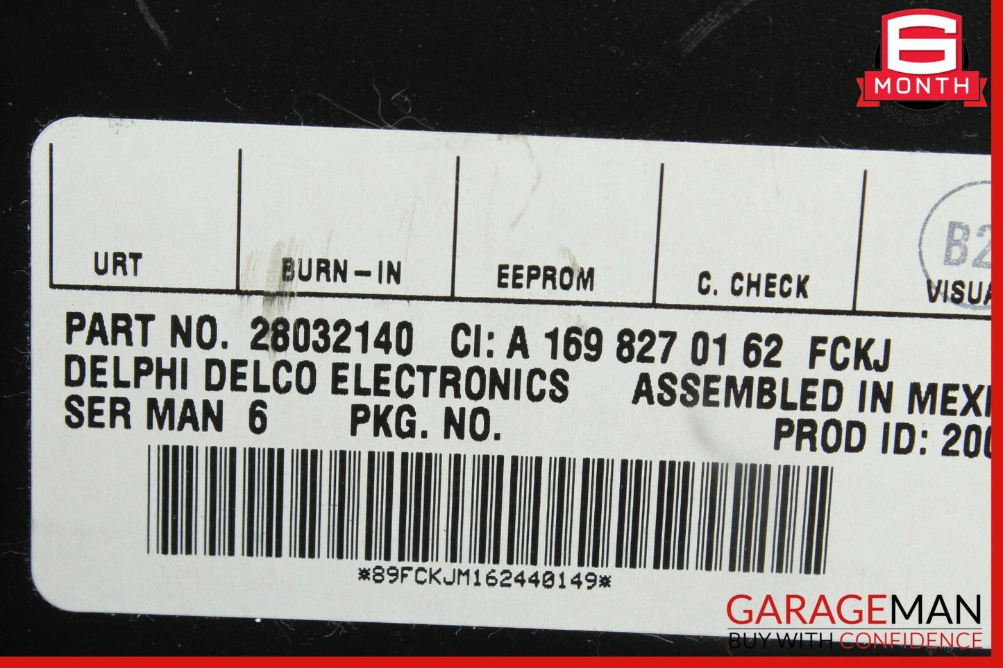 Mercedes CLS550 E350 R350 GL450 Sirius Satellite Radio Receiver Module Unit OEM