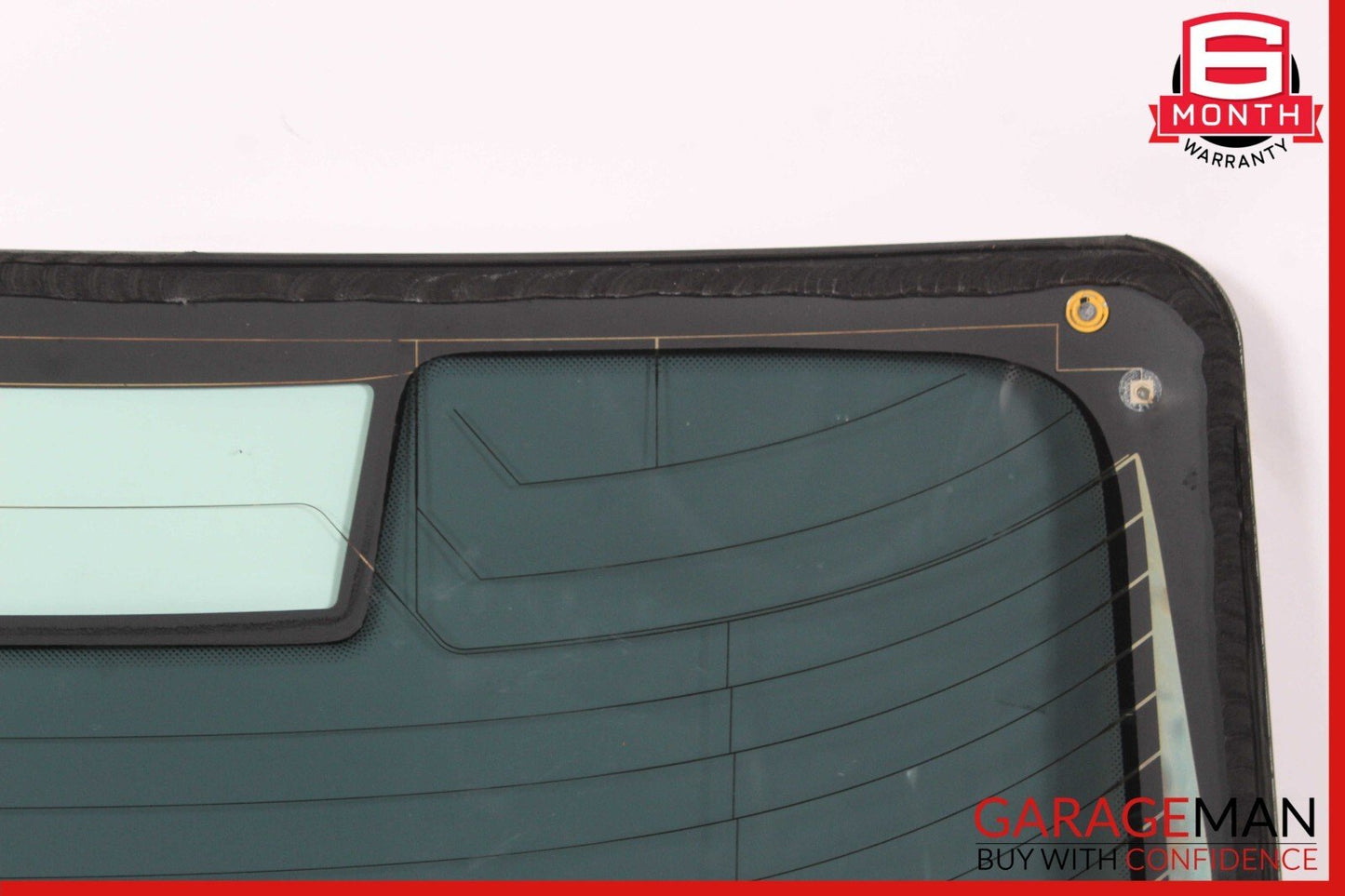 08-18 Maserati GranTurismo M145 Rear Windshield Wind Shield Back Glass Black OEM