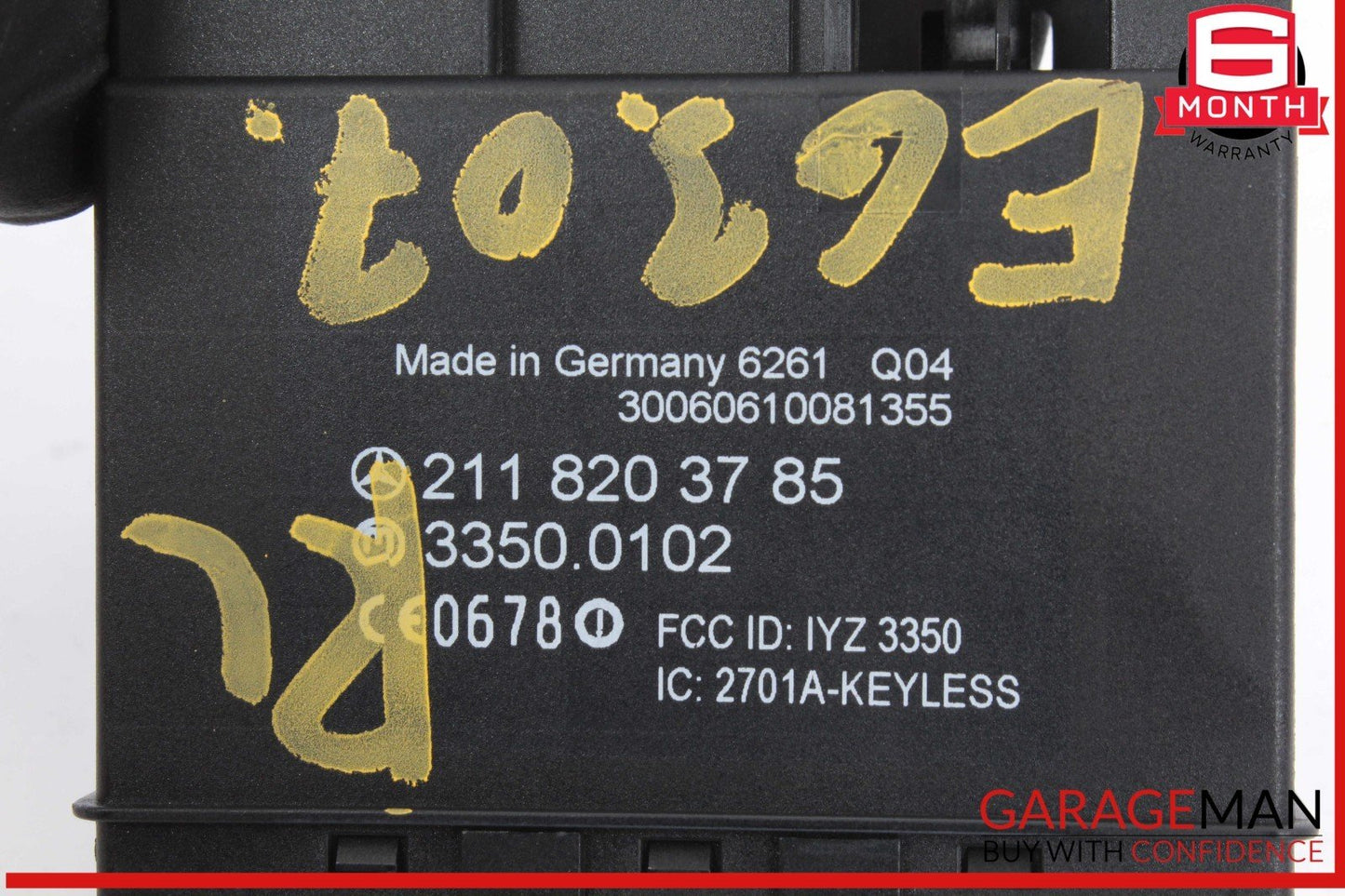 03-11 Mercedes W211 E63 AMG Rear Door Keyless Go Control Module Unit OEM