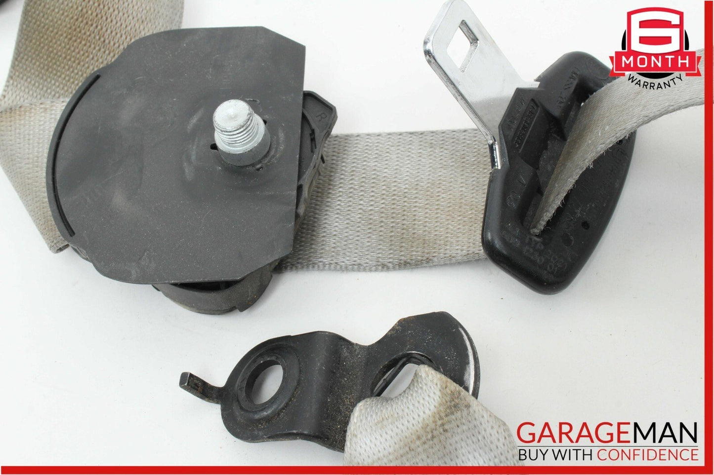 06-08 Mercedes R320 ML350 GL450 Front Right Passenger Seat Belt Seatbelt Grey