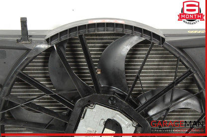 06-09 Mercedes W219 CLS500 Engine Cooling Radiator AC A/C Condenser Fan Assy