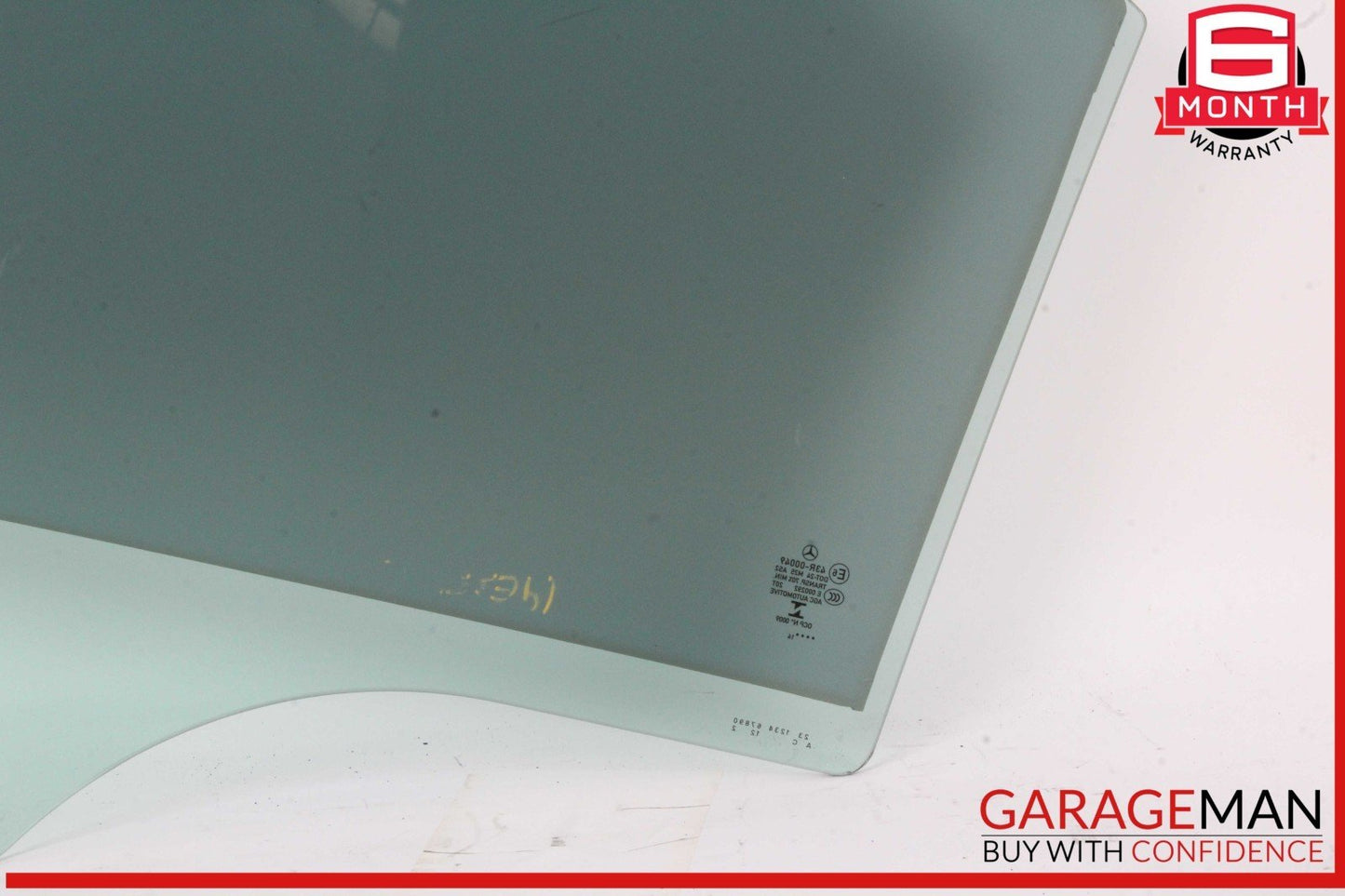 10-16 Mercedes W212 E350 E550 Rear Right Side Door Window Glass OEM