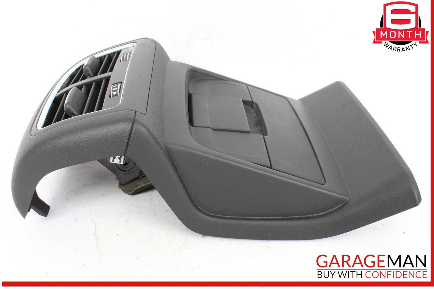 09-17 Audi SQ5 Q5 Rear Center Console AC A/C Air Vent Panel Black 8K0864376 OEM