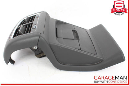 09-17 Audi SQ5 Q5 Rear Center Console AC A/C Air Vent Panel Black 8K0864376 OEM