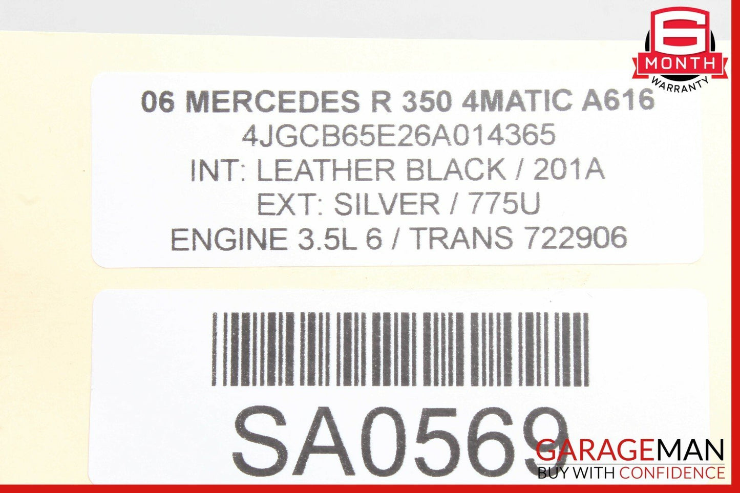 06-13 Mercedes W251 R350 GL450 Front Left Driver Seat Motor 0390203001 OEM