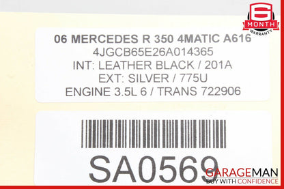 06-13 Mercedes W251 R350 GL450 Front Left Driver Seat Motor 0390203001 OEM