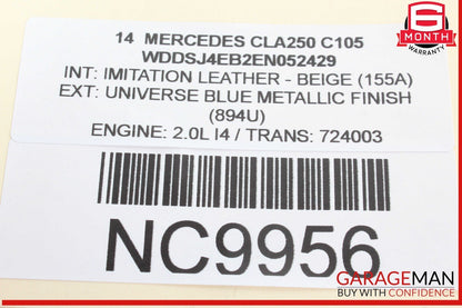 14-19 Mercedes W117 CLA250 Rear Left or Right Upper Control Arm 2463501006 OEM