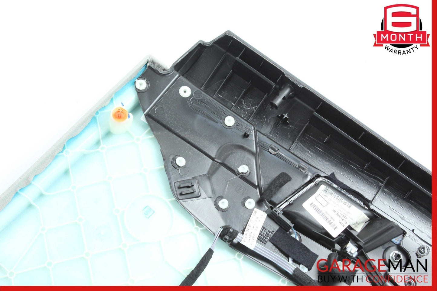 08-14 Mercedes W204 C250 Sedan Rear Left Side Interior Door Panel Cover Gray OEM