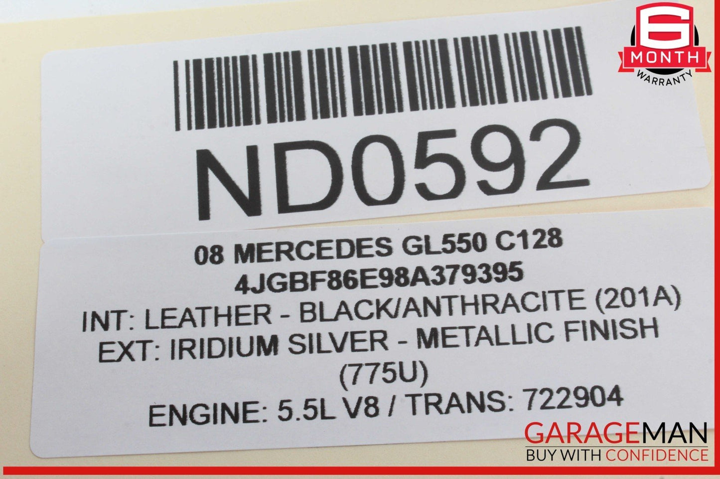 06-13 Mercedes X164 GL550 ML350 R350 TPMS Tire Pressure Control 1645403762 OEM