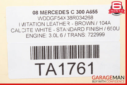 08-11 Mercedes W204 C300 RWD 7G Auto Trans Automatic Transmission 722.999 161k