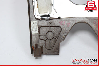 10-13 Mercedes W212 E350 E550 Center Console Switch Trim Cover Bezel Wood OEM
