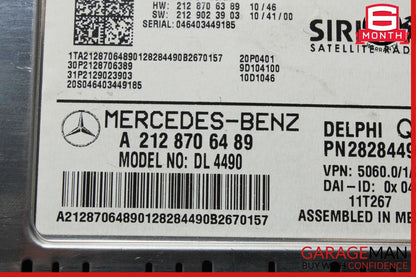 12-15 Mercedes C250 GLK350 E350 Sirius Satellite Radio Receiver Control Module
