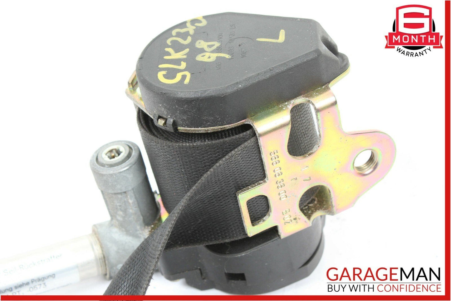 97-00 Mercedes R170 SLK230 Front Left Side Seat Belt Seatbelt Retractor Assembly
