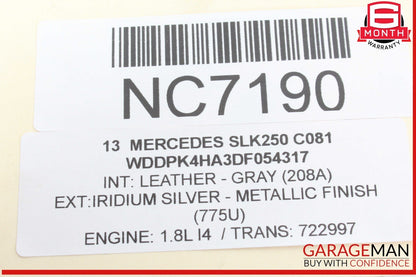 08-17 Mercedes R172 SLK250 C250 C300 Front Right Side Upper Control Arm OEM