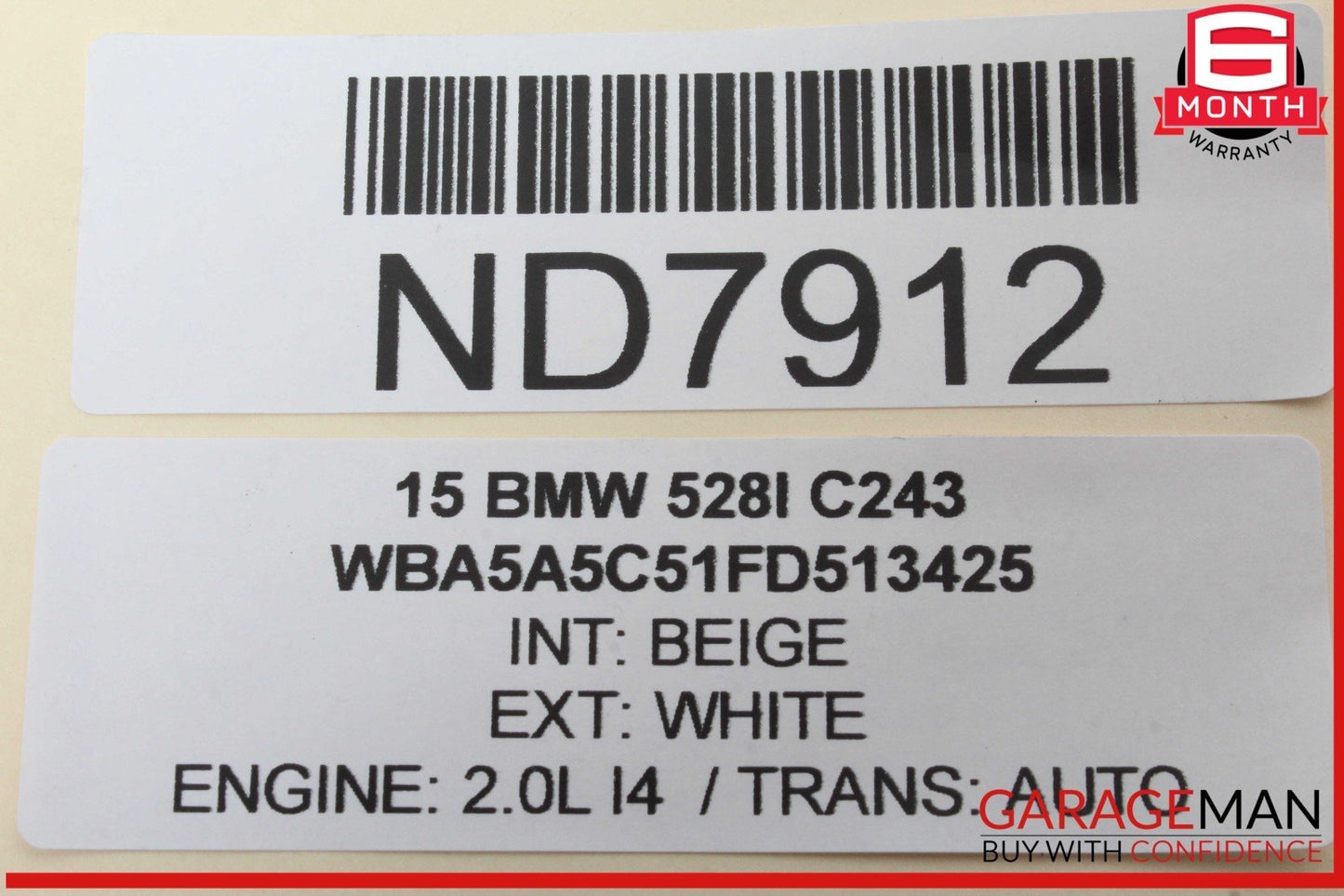 11-16 BMW 528i 535i 550i F10 Active Sound Amplifier AMP Control Module 9352262