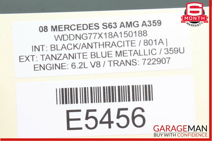 07-13 Mercedes W221 S63 AMG S550 Front Right Side Tweeter Speaker Cover Black