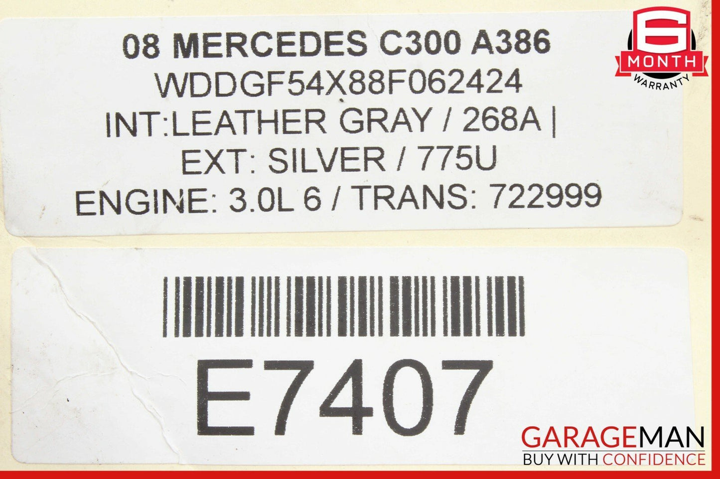 08-11 Mercedes W204 C250 C300 Sedan Rear Left Side Door Lock Latch Actuator OEM