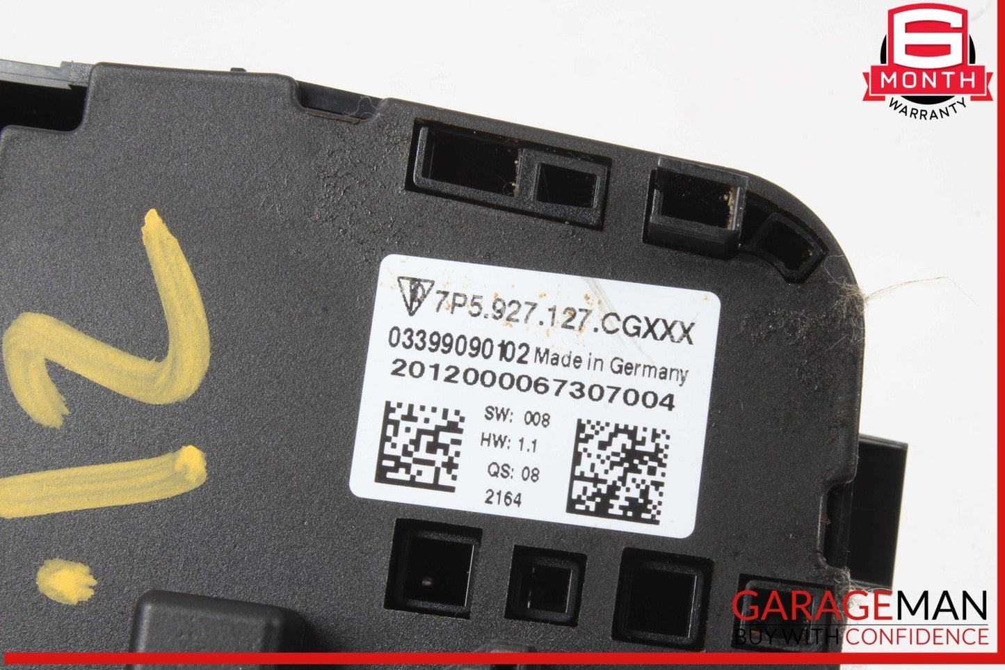 11-14 Porsche Cayenne 958 Suspension Mode Selector Switch Panel 7P5927127 OEM