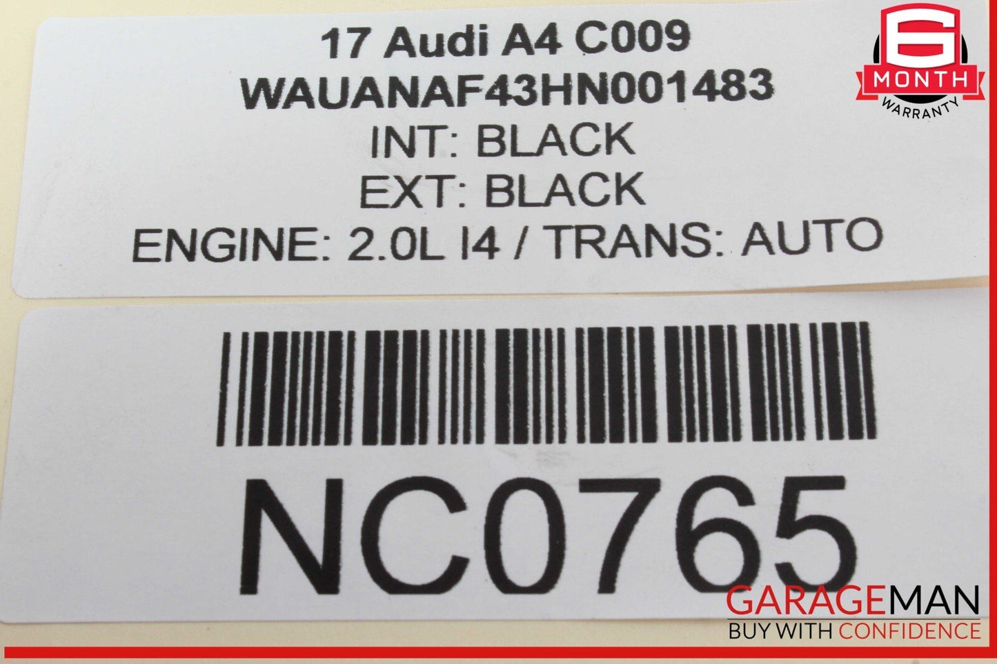 17-24 Audi A4 Rear Left or Rear Right Side Lower Control Arm 8W0505311 OEM
