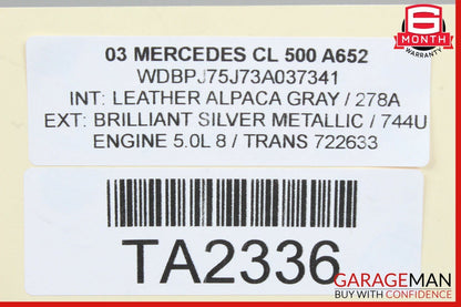 00-06 Mercedes S500 CL500 Rear Bumper Antenna PDC Parking Sensor Wire Harness