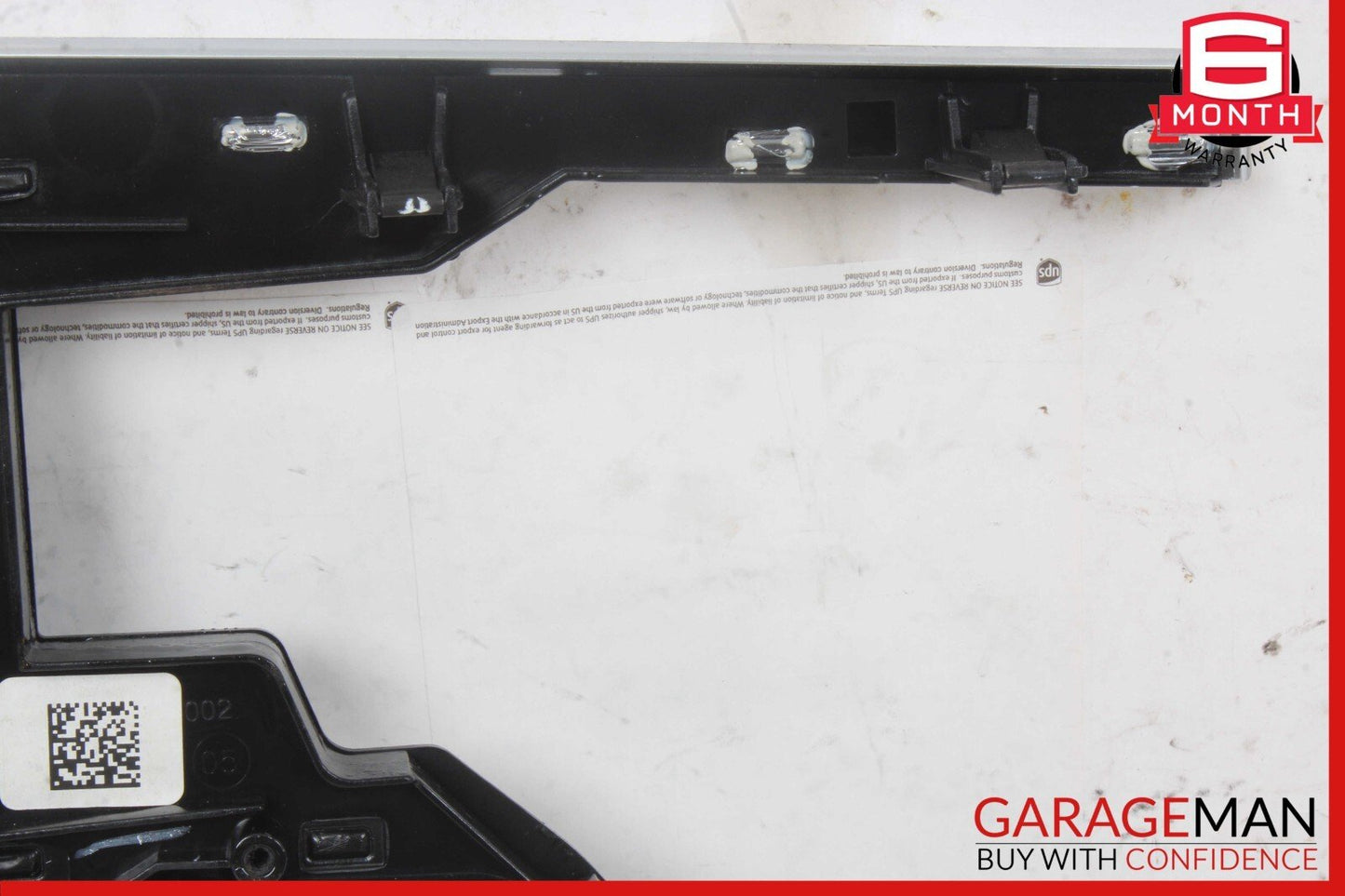 12-19 Mercedes X166 GL450 ML400 GLS550 Center Console Bezel Trim Black OEM