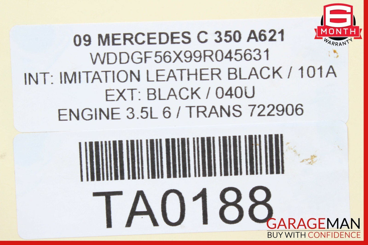 08-11 Mercedes W204 C350 C63 AMG Floor Gear Selector Shifter 2042673724 OEM