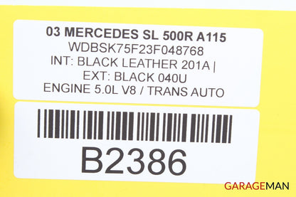 03-08 Mercedes R230 SL500 Front Right Seat Adjust Switch Control Module A115 OEM
