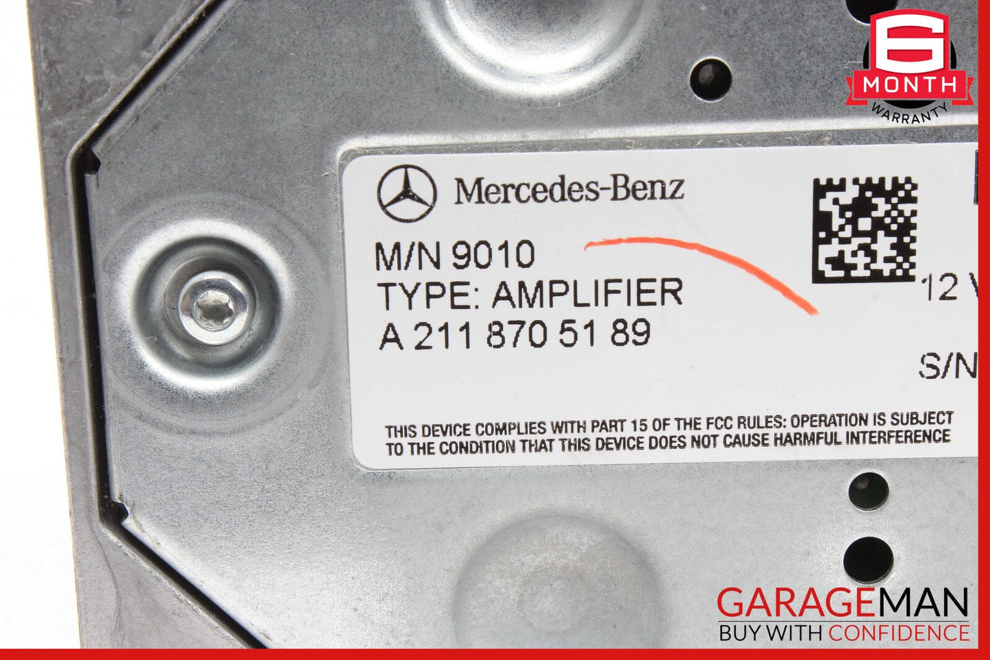 05-18 Mercedes X204 GLK350 CLS550 R350 Subwoofer Amp Amplifier Harman Becker OEM