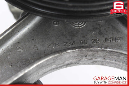 11-20 Mercedes W216 CL550 CLS550 V-Belt Tensioner Pulley Mount 2782340039