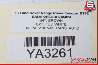 12-19 Land Rover Range Rover Evoque L538 Rear Right Side Exterior Door Handle