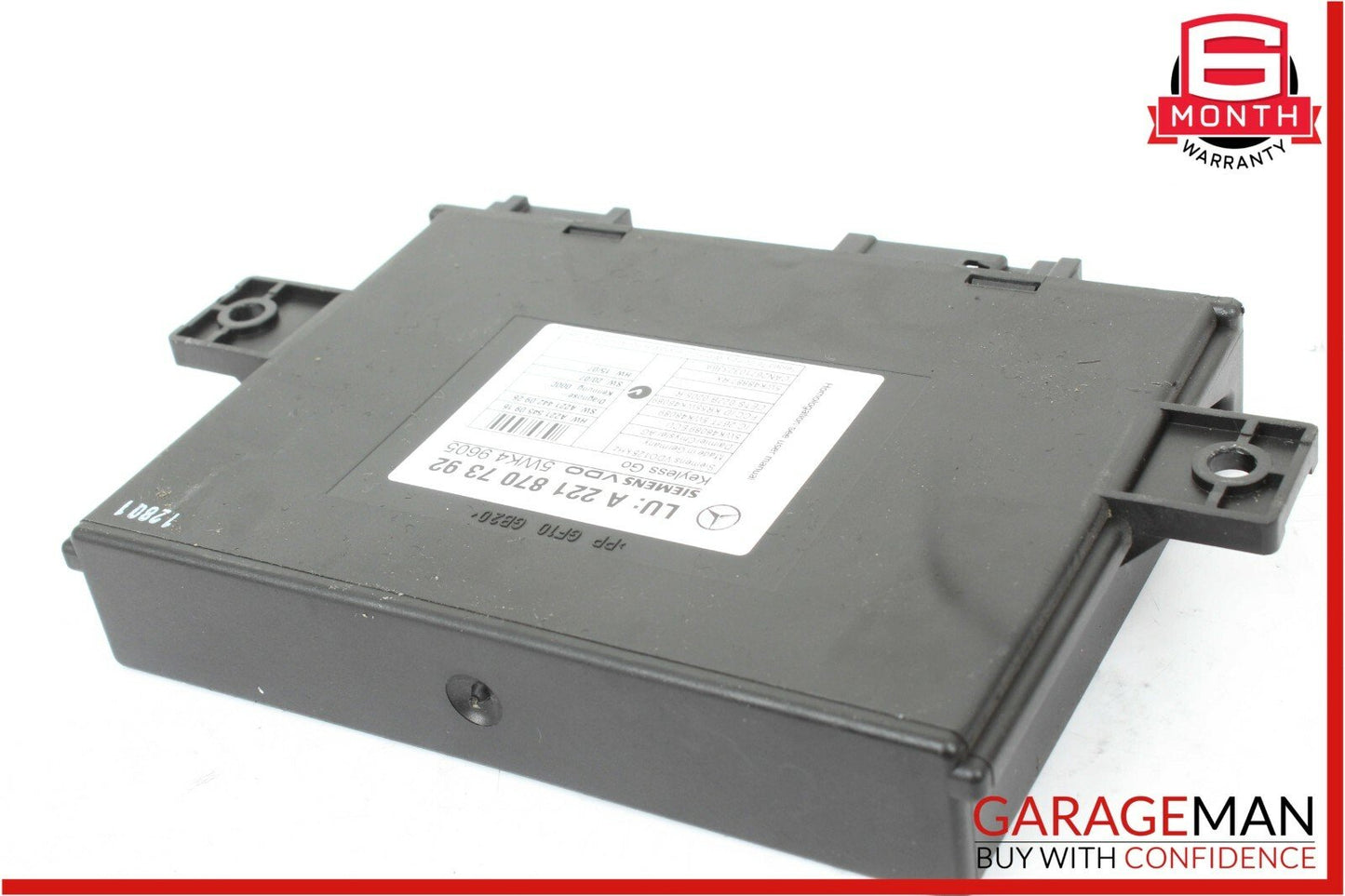 07-14 Mercedes W221 S550 CL550 Door Keyless Go Control Controller Module Unit