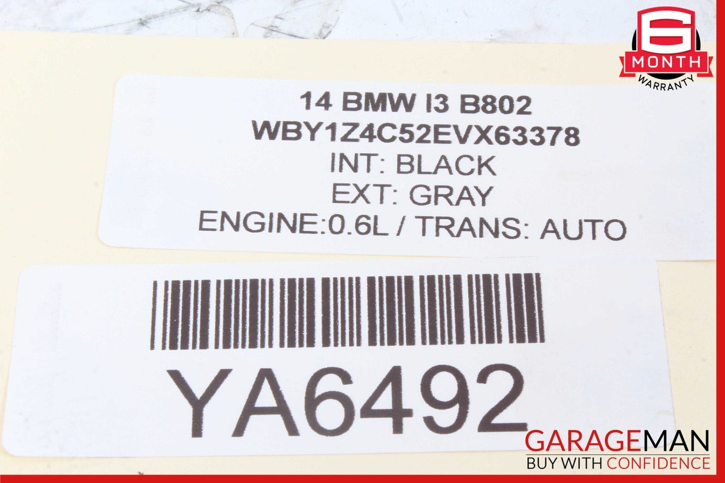 14-21 BMW i3 I01 Hybrid Front Right Side Windshield Wiper Motor 7359450 OEM