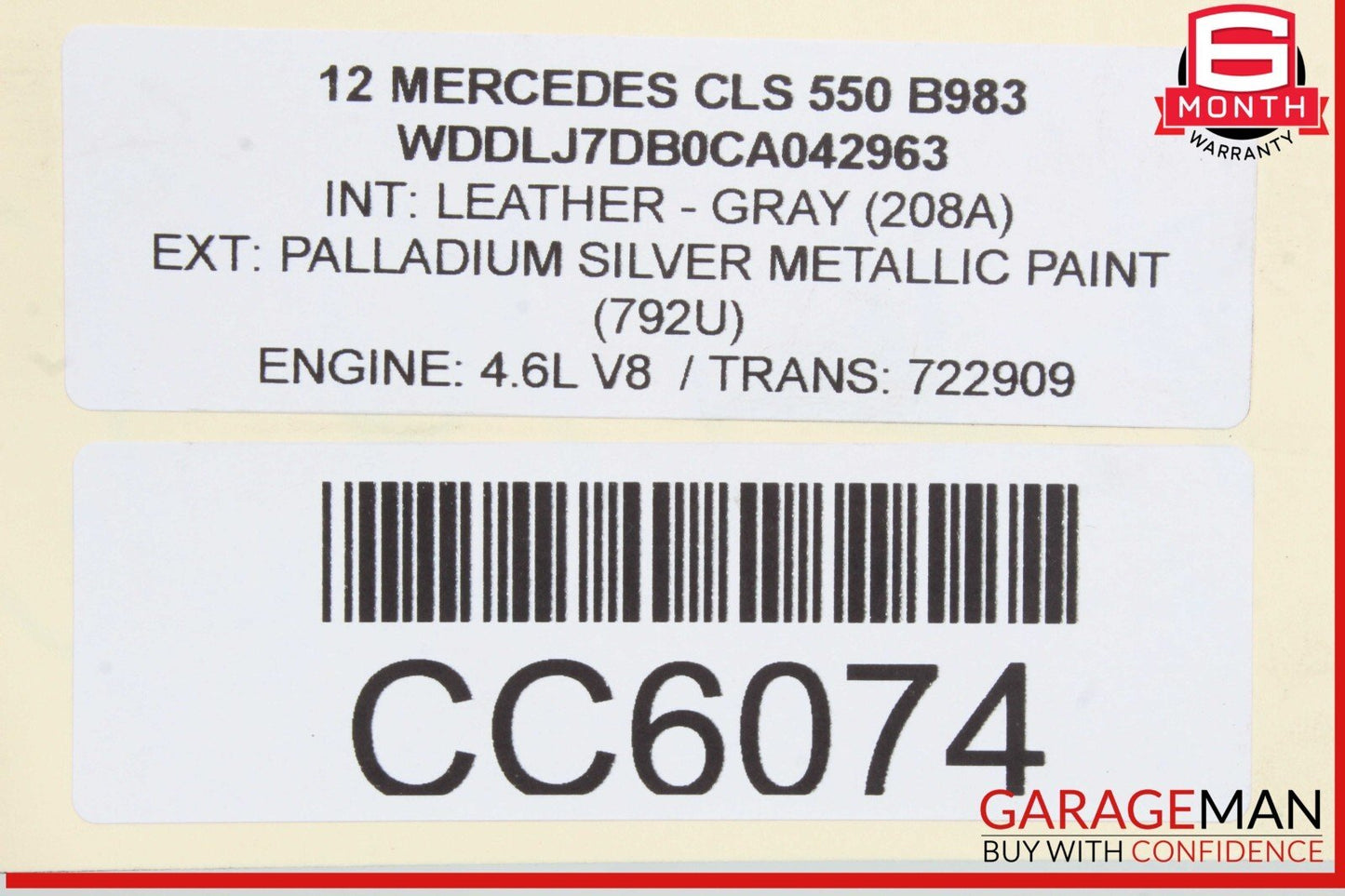 12-18 Mercedes W218 CLS550 Rear Left Spindle Knuckle Hub Drive Axle Shaft Assy