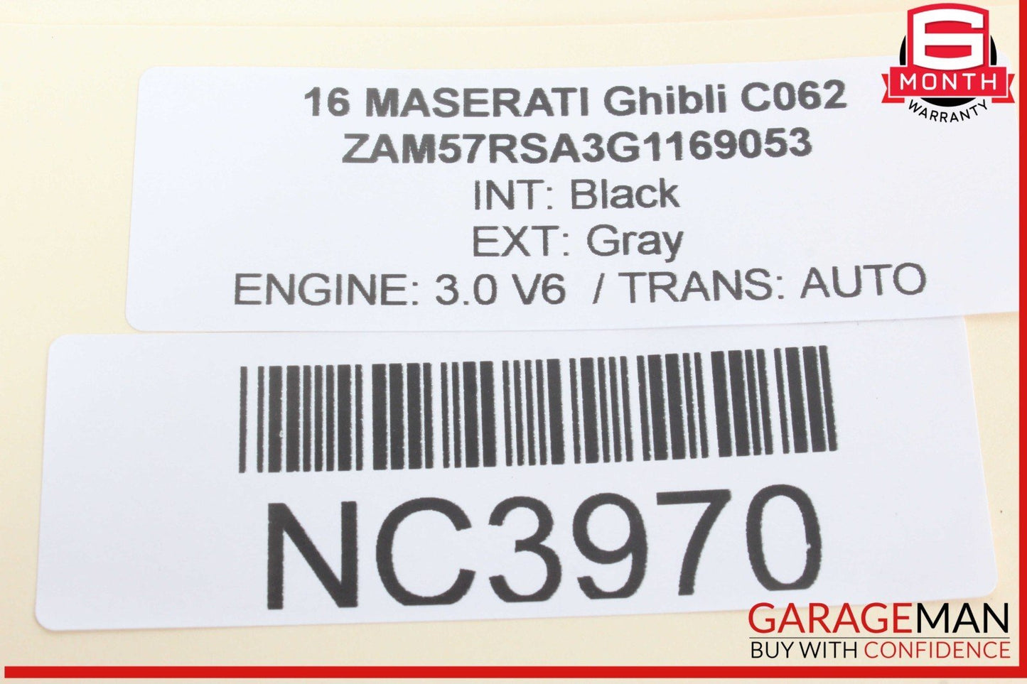 Maserati Unknown 670019062/ 670 01 90 62 OEM
