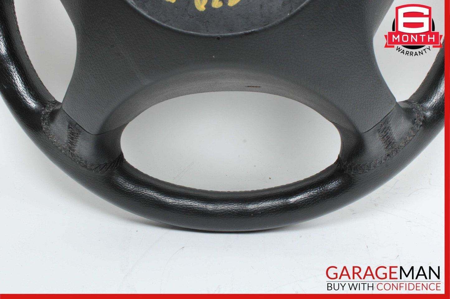 03-09 Mercedes W209 CLK320 SL500 Driver 4 Spoke Steering Wheel Leather Black OEM