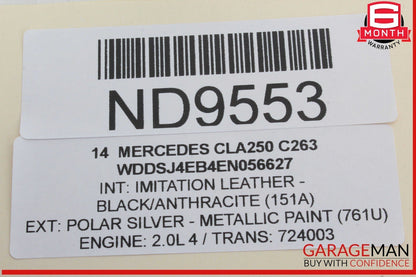 14-19 Mercedes W117 CLA250 Rear Left Driver Side Door Lock Latch Actuator OEM
