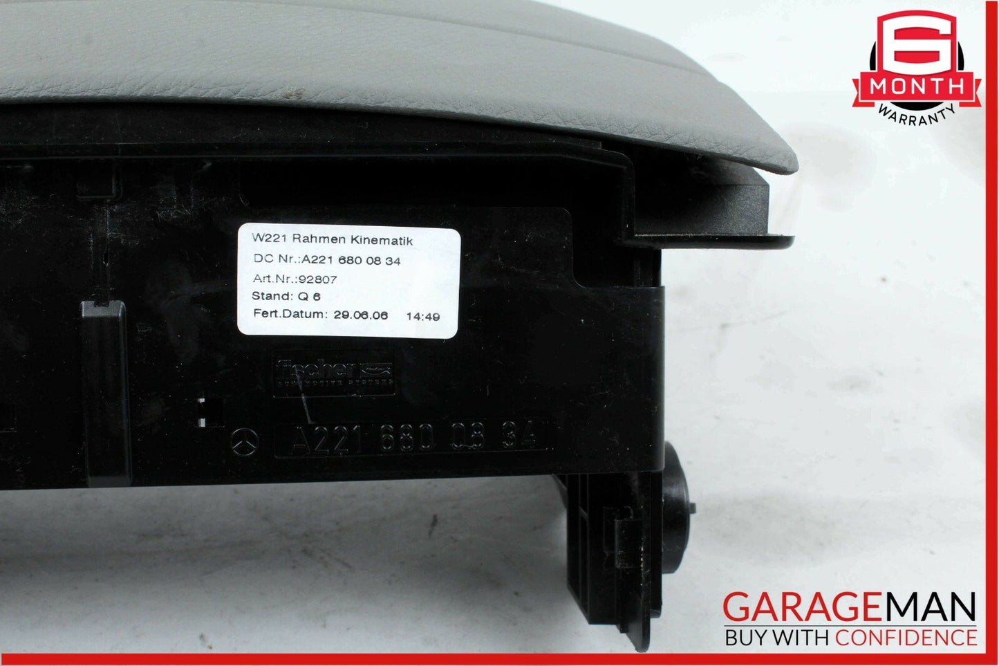 07-13 Mercedes W221 S500 S350 Dash Console CD Player Cover Trim Panel OEM