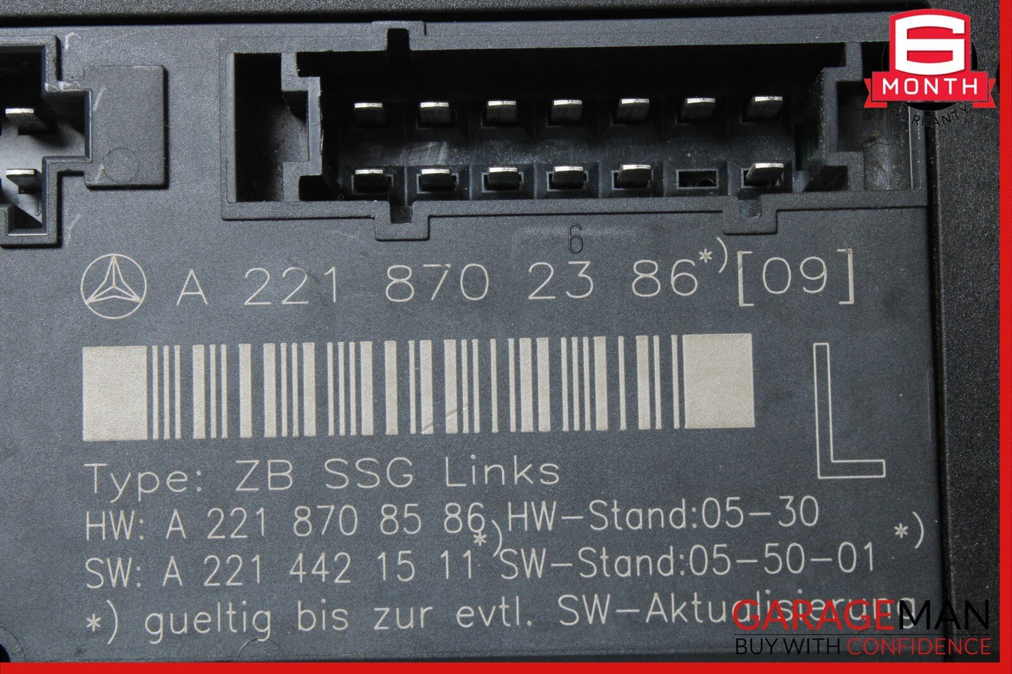 07-13 Mercedes W221 S550 S63 Front Left Driver Side Under Seat Control Unit OEM