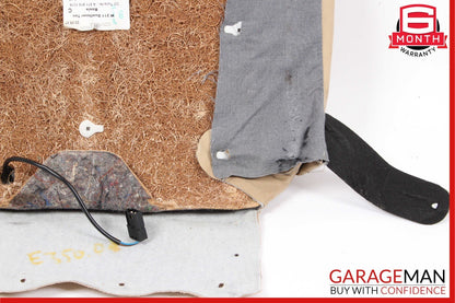 07-09 Mercedes W211 E350 Front Left / Right Side Top Upper Seat Cushion Beige
