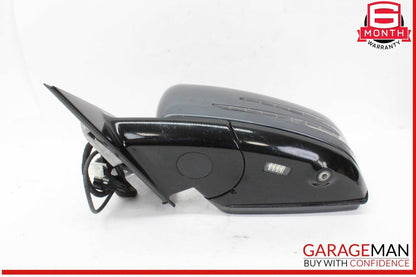 14-16 Mercedes W212 E350 Front Left Side Door Rear View Mirror w/ Blind Spot