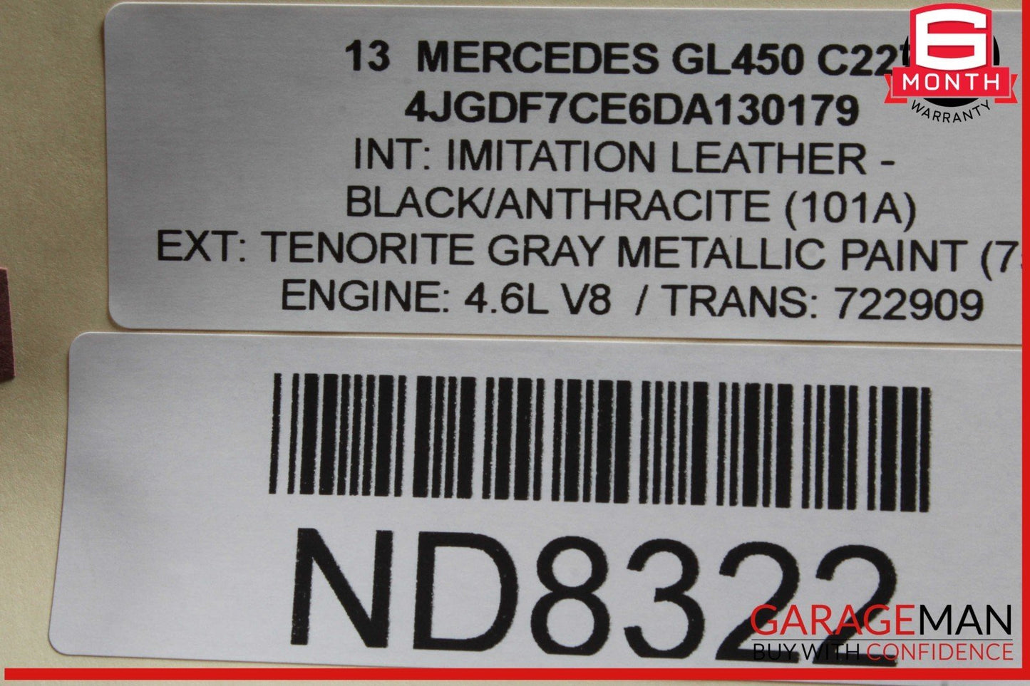 13-19 Mercedes X166 GL450 GL550 GLS450 Front Right Side Wing Fender Panel OEM