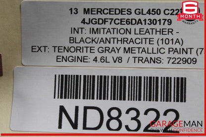 13-19 Mercedes X166 GL450 GL550 GLS450 Front Right Side Wing Fender Panel OEM