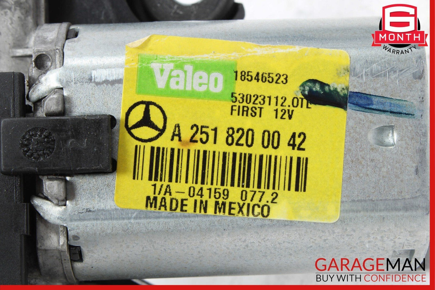 06-19 Mercedes X164 GL450 R350 ML350 Rear Glass Windshield Wiper Motor Unit OEM