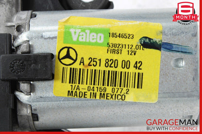 06-19 Mercedes X164 GL450 R350 ML350 Rear Glass Windshield Wiper Motor Unit OEM