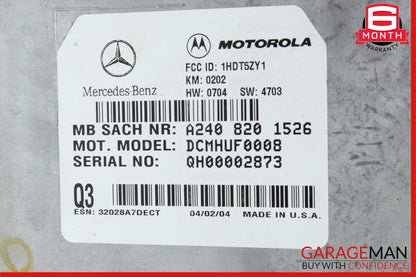 00-06 Mercedes W220 S500 S55 Voice Command Control Module Unit 2408201526 OEM