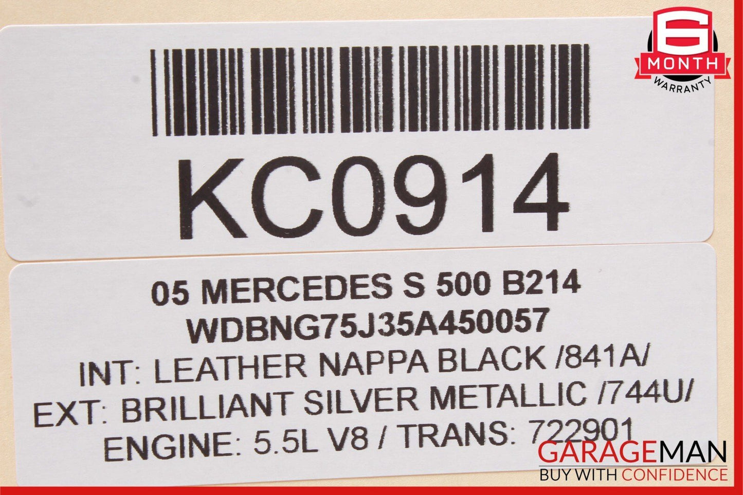 Mercedes SL500 SLK280 CL500 E320 CLK500 S500 Anti Theft Alarm Module Unit