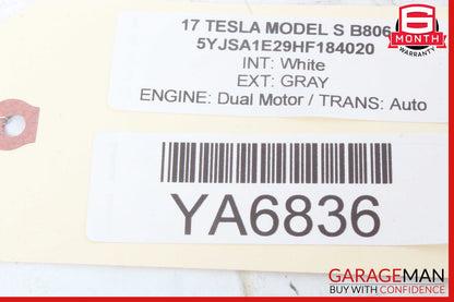 16-20 Tesla Model S Front Left Side B-Pillar Glass Applique & Camera OEM